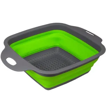 1 Pc Collapsible Kitchen Strainer Colander Folding Rinse Pasta Straining Drainer