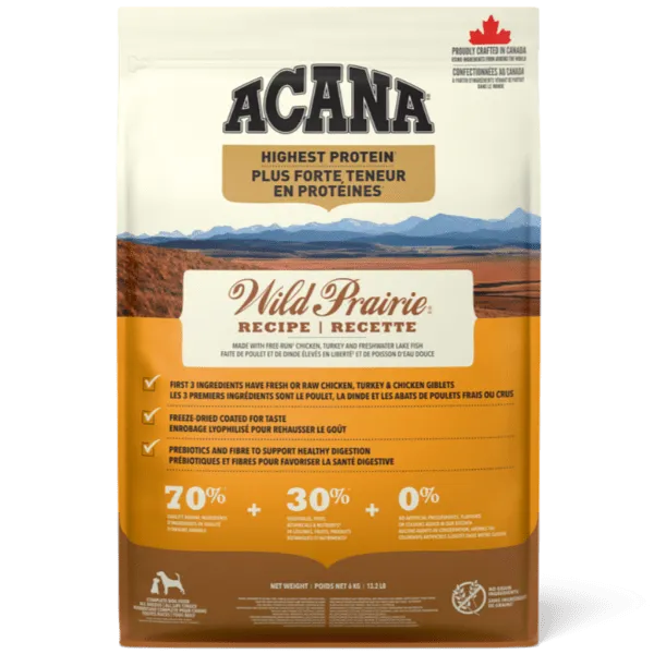 ACANA Highest Protein Wild Prairie Recipe Dry Dog Food