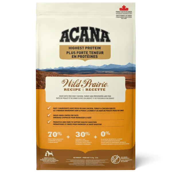 ACANA Highest Protein Wild Prairie Recipe Dry Dog Food