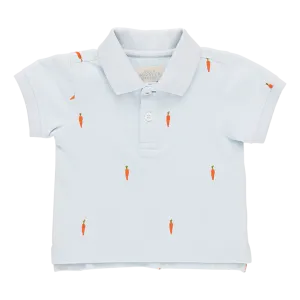 Blue Rooster Boys Alec Shirt - Carrot Embroidery