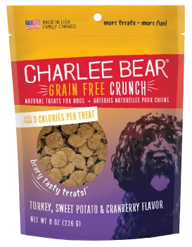 Charlee Bear Bear Crunch Grain Free Turkey Sweet Potato & Cranberry