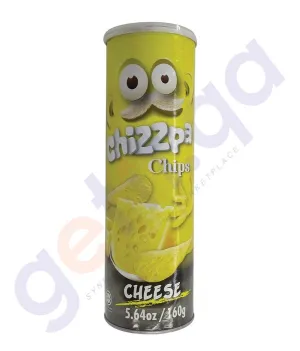 CHIZZPA CHIPS POTATO CRISPS CHEESE 160GM