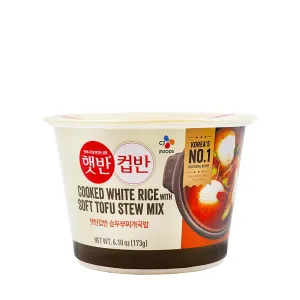 CJ Cooked White Rice with Soft Tofu Stew 173g