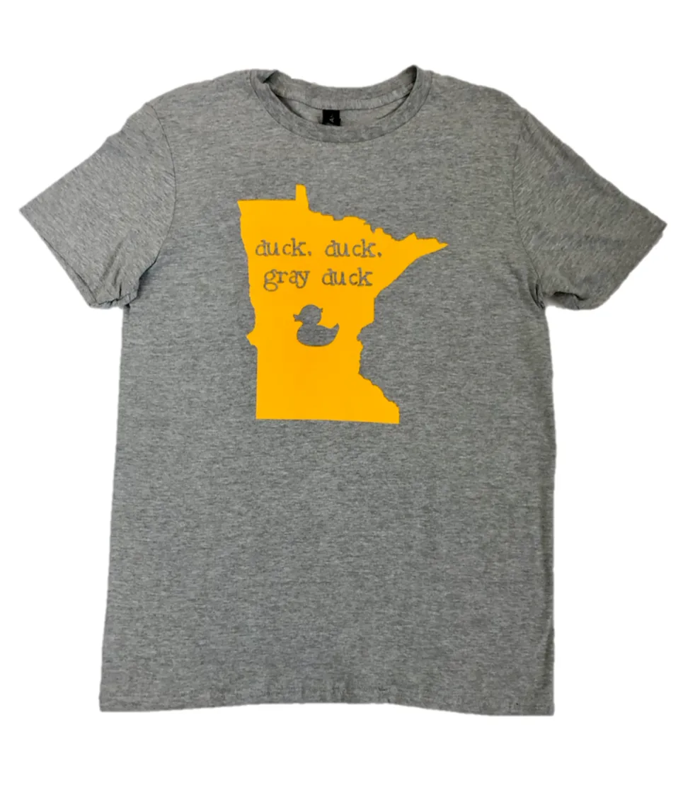 Duck Duck Gray Duck Adult Crew Neck Minnesota Tee