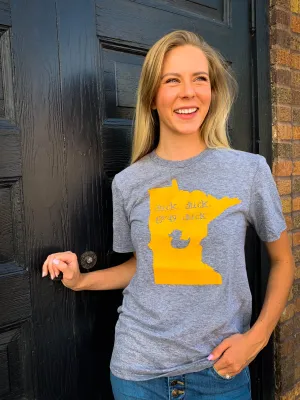 Duck Duck Gray Duck Adult Crew Neck Minnesota Tee