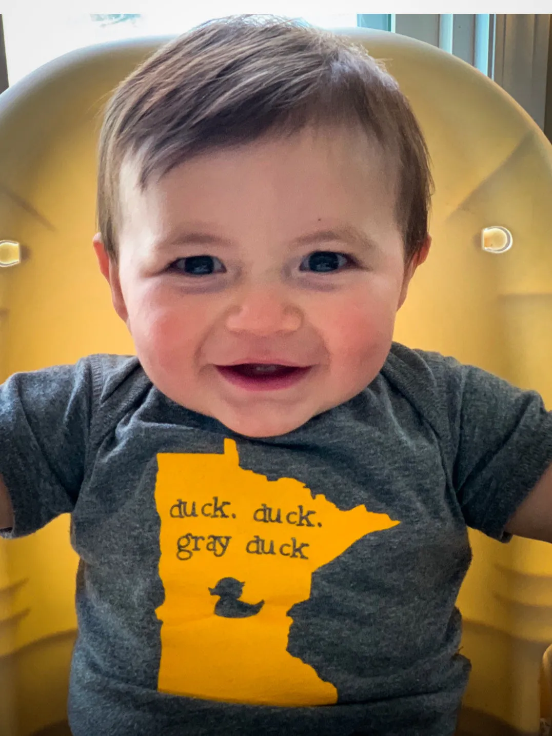 Duck Duck Onesie [Granite Heather]