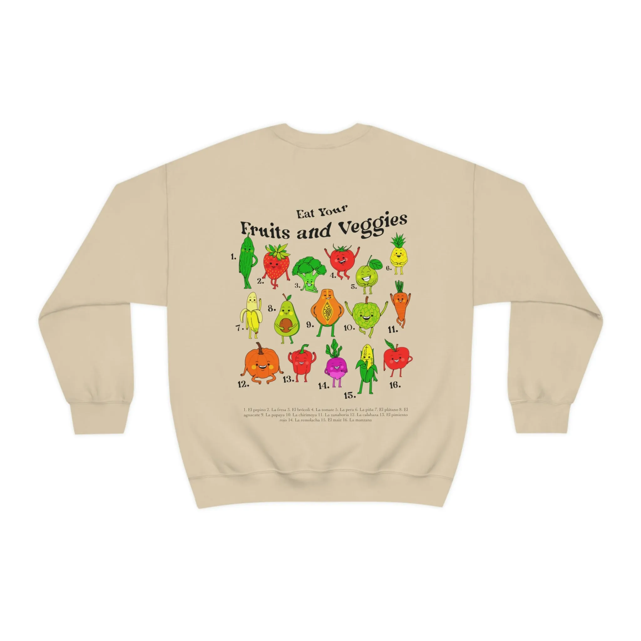EAT YOUR VEGGIES Sweatshirt | Bake and Skate
