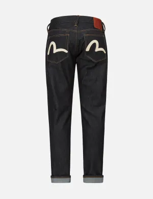 Ecru Seagull Carrot Fit Raw Denim Jeans #2017