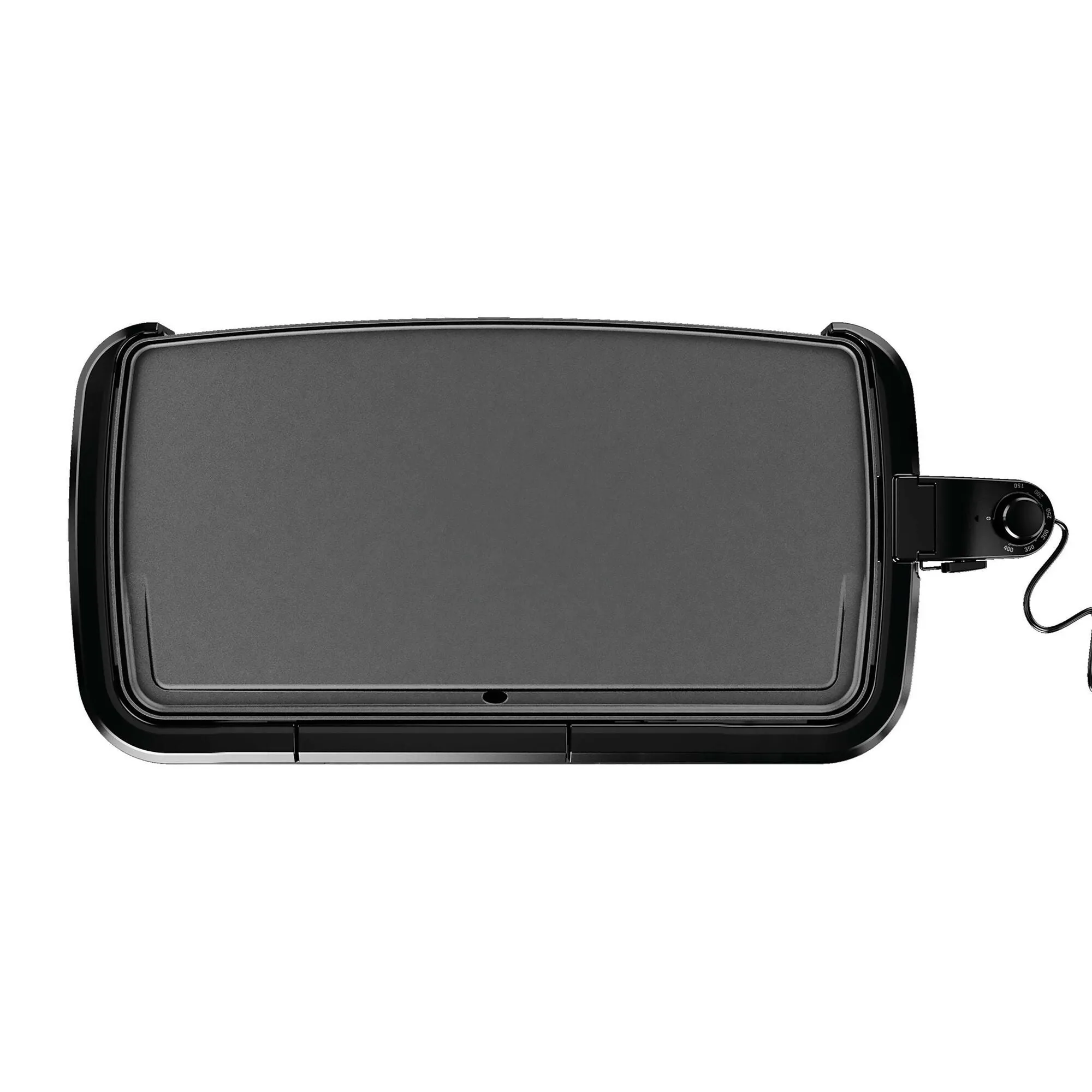 Family-Sized Electric Griddle with Warming Tray & Drip Tray