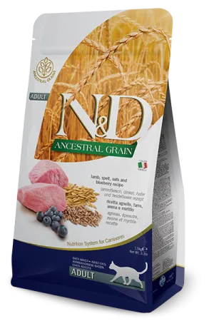 Farmina Natural & Delicious Lamb & Blueberry Low Grain Formula Dry Cat Food