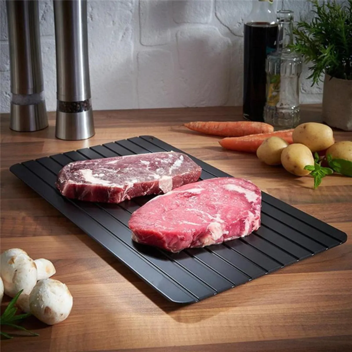 Fast Defrosting Thaw Food Tray for Meat and Seafood