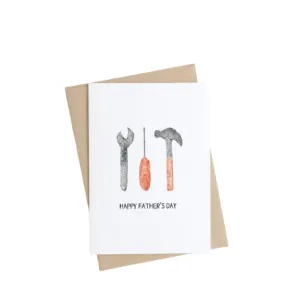 Father's Day Card Tool Kit Card