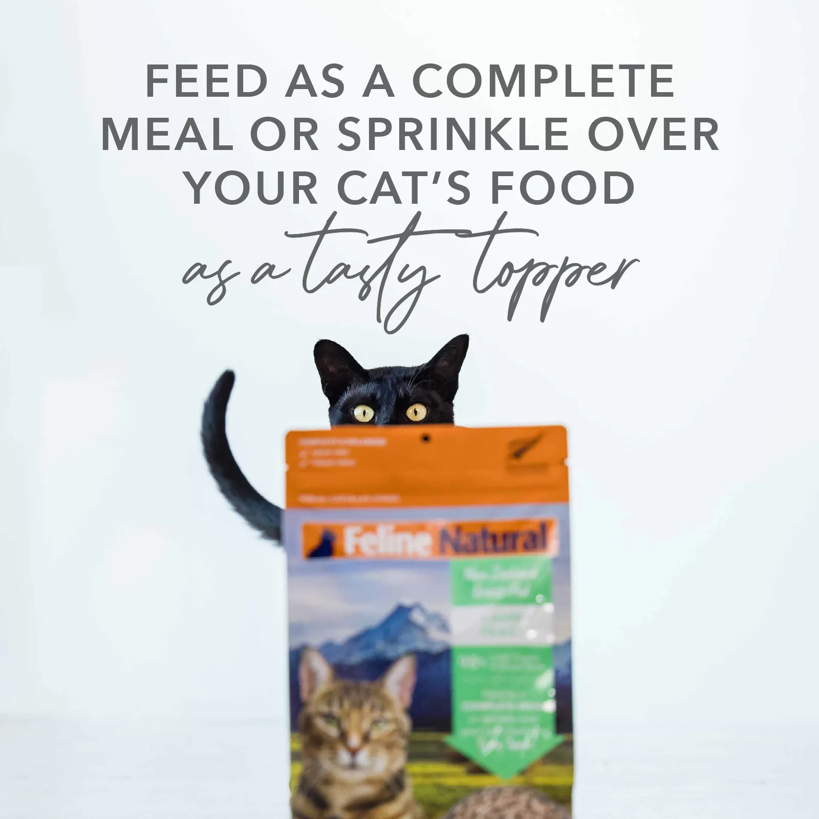 Feline Natural Grain Free Freeze Dried Cat Food Lamb 320g