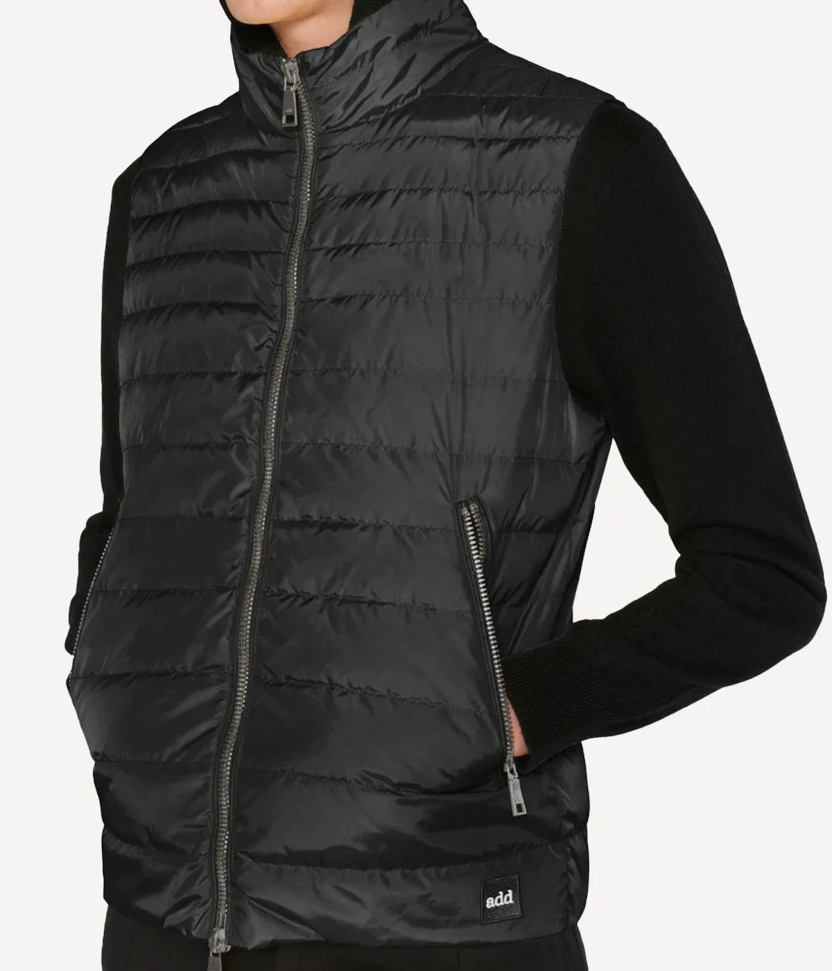 *FINAL SALE* Down Vest in Noir