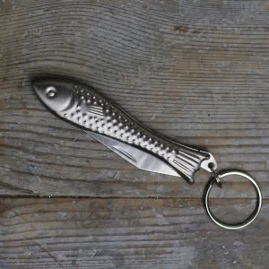 Fish Pocket Knife Keyring