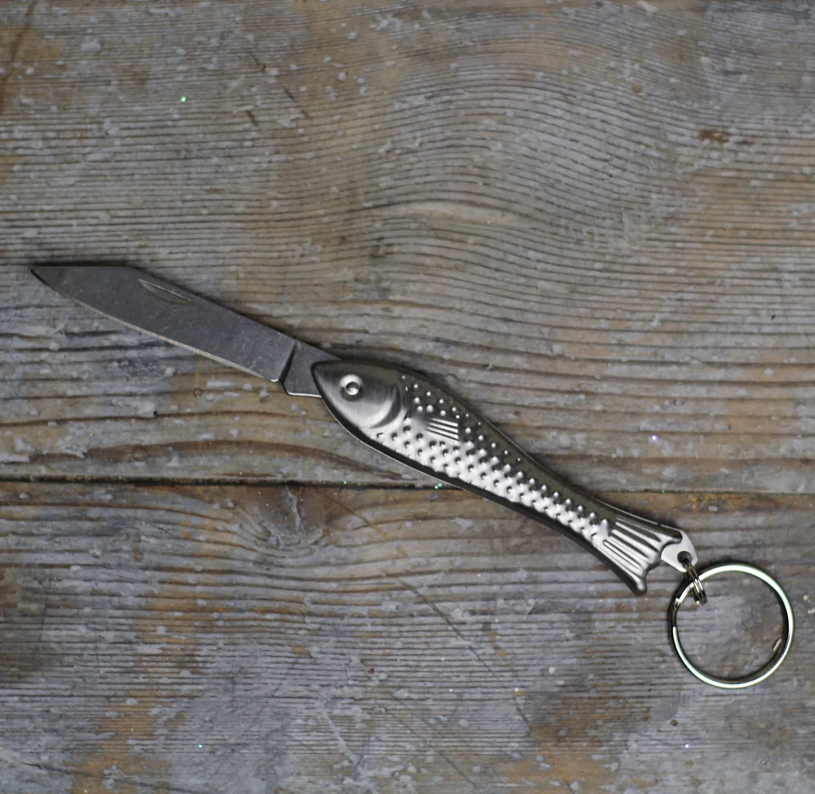 Fish Pocket Knife Keyring