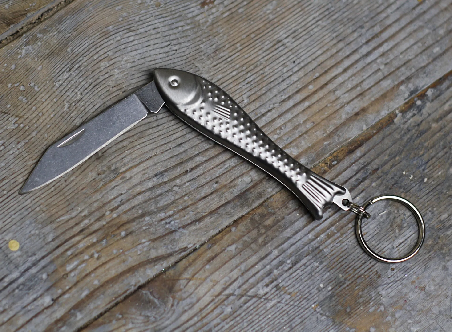 Fish Pocket Knife Keyring