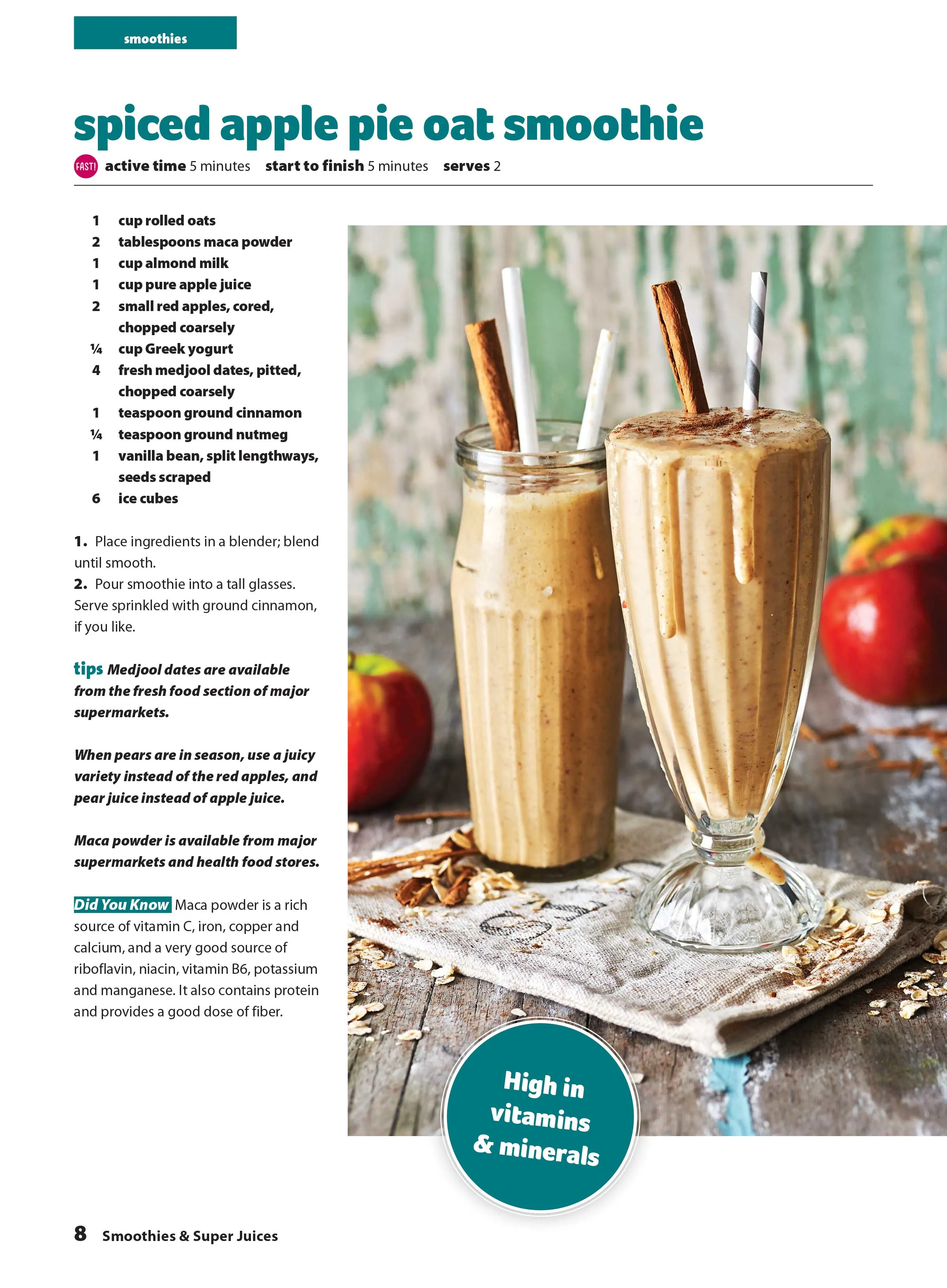 Food To Love - Smoothies & Super Juices: 84 Refreshing Recipes to Get Healthy & Feel Fantastic! Hydrate, Detox, Glowing Skin, Increase Energy! Boost Your: Metabolism, Vitamins, Antioxidants & Fiber!