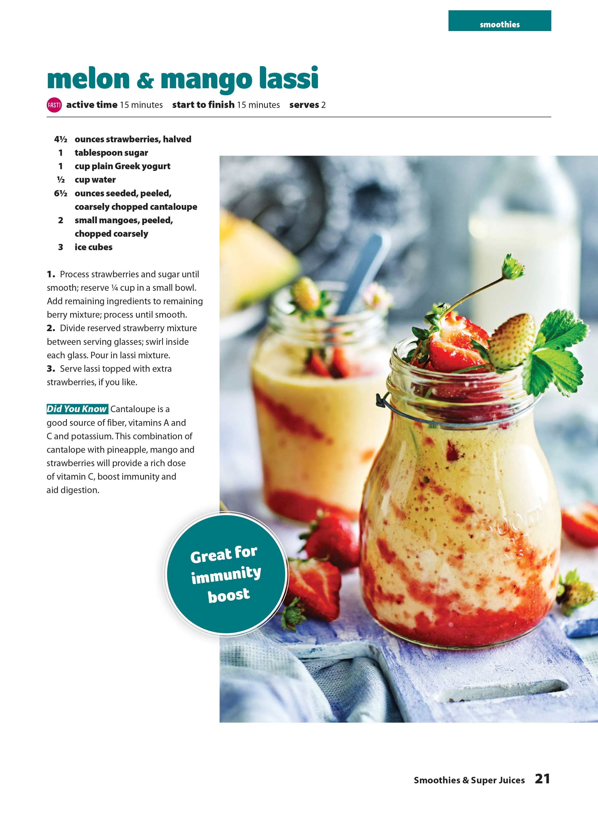 Food To Love - Smoothies & Super Juices: 84 Refreshing Recipes to Get Healthy & Feel Fantastic! Hydrate, Detox, Glowing Skin, Increase Energy! Boost Your: Metabolism, Vitamins, Antioxidants & Fiber!