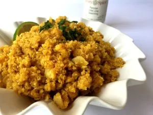 Gluten-Free Chile Lime Cauliflower Rice