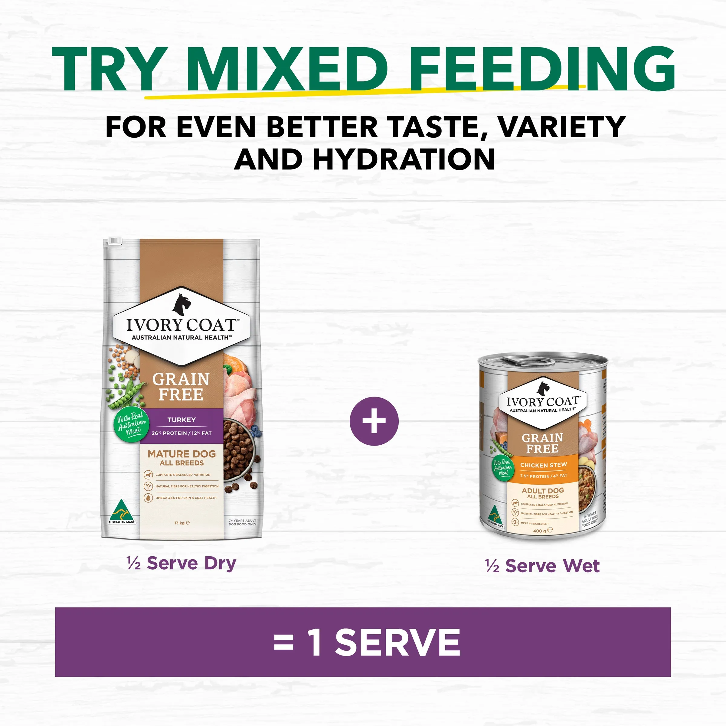 Ivory Coat Adult Grain Free Reduced Fat Senior Dry Dog Food