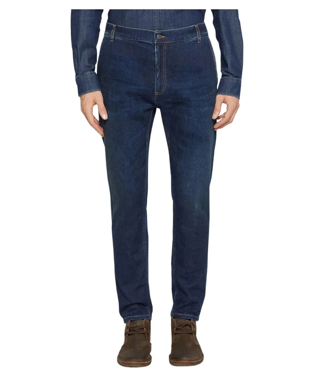 Jeans Jeff carrot in denim stretch