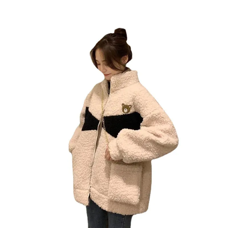 Lamb Wool Plus Velvet Jacket