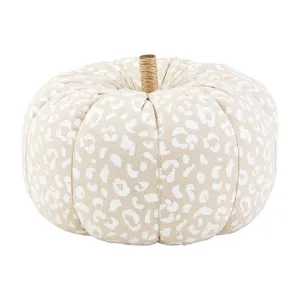 Leopard Pumpkin Sitter  - Large