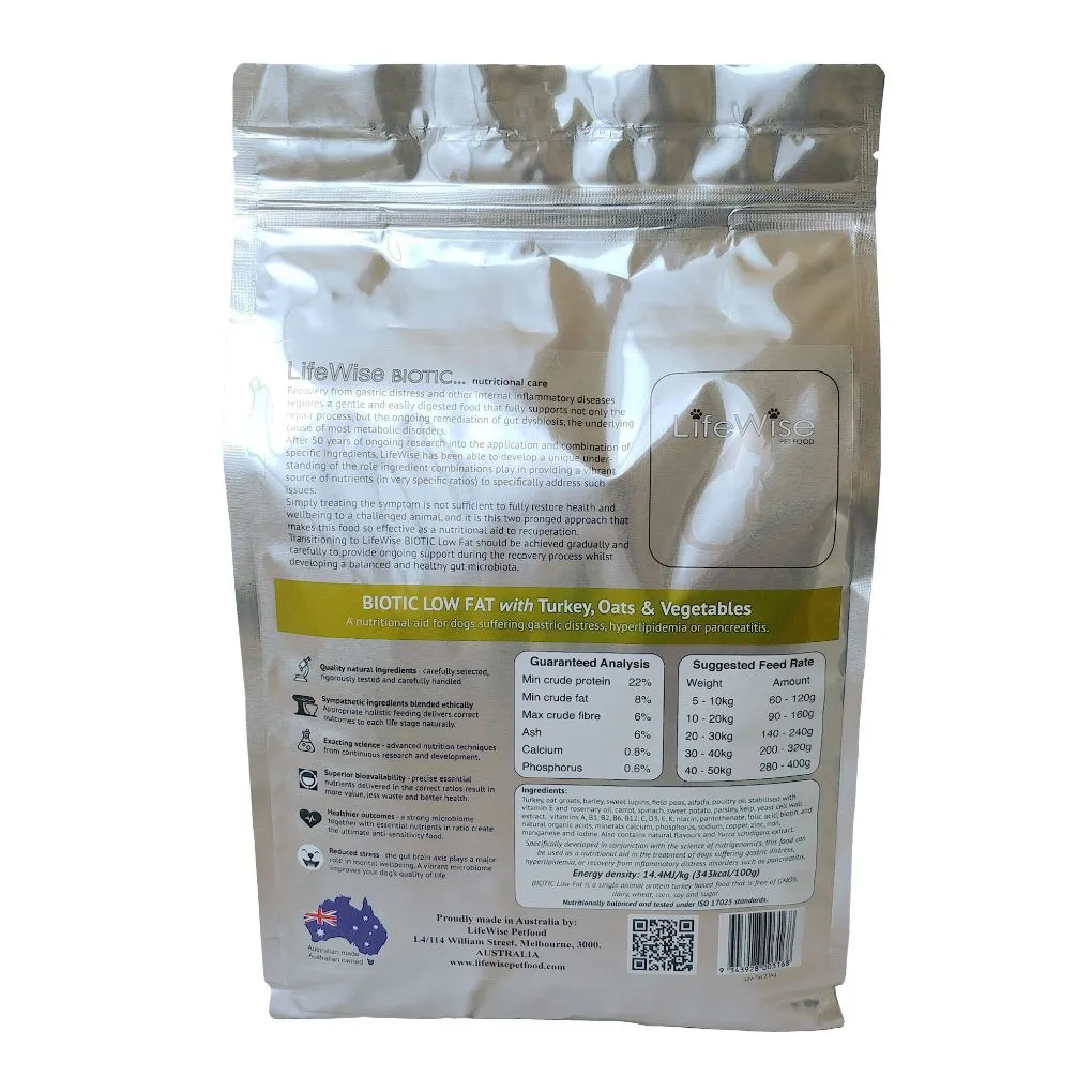 Lifewise BIOTIC Low Fat Turkey Adult Dog Food