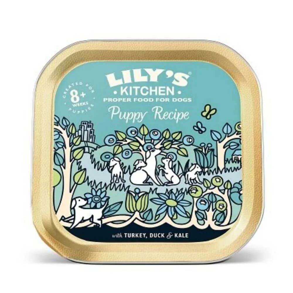 Lilys Kitchen Puppy Recipe Turkey & Duck Foil 10 x 150g