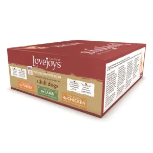 Lovejoys Adult Wet Dog Food Variety case 12x395g