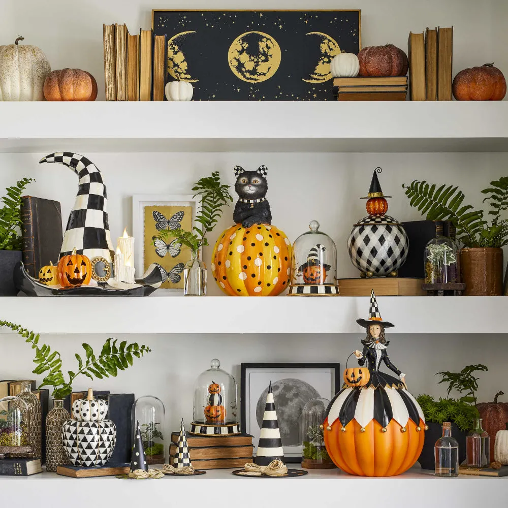 MacKenzie-Childs Alley Cat Pumpkin