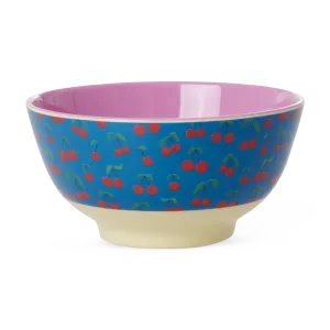 Medium Melamine Bowl - Cherry Love Print - 23.7oz
