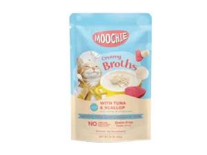 MOOCHIE CREAMY BROTH WITH TUNA & SCALLOP 40g POUCH