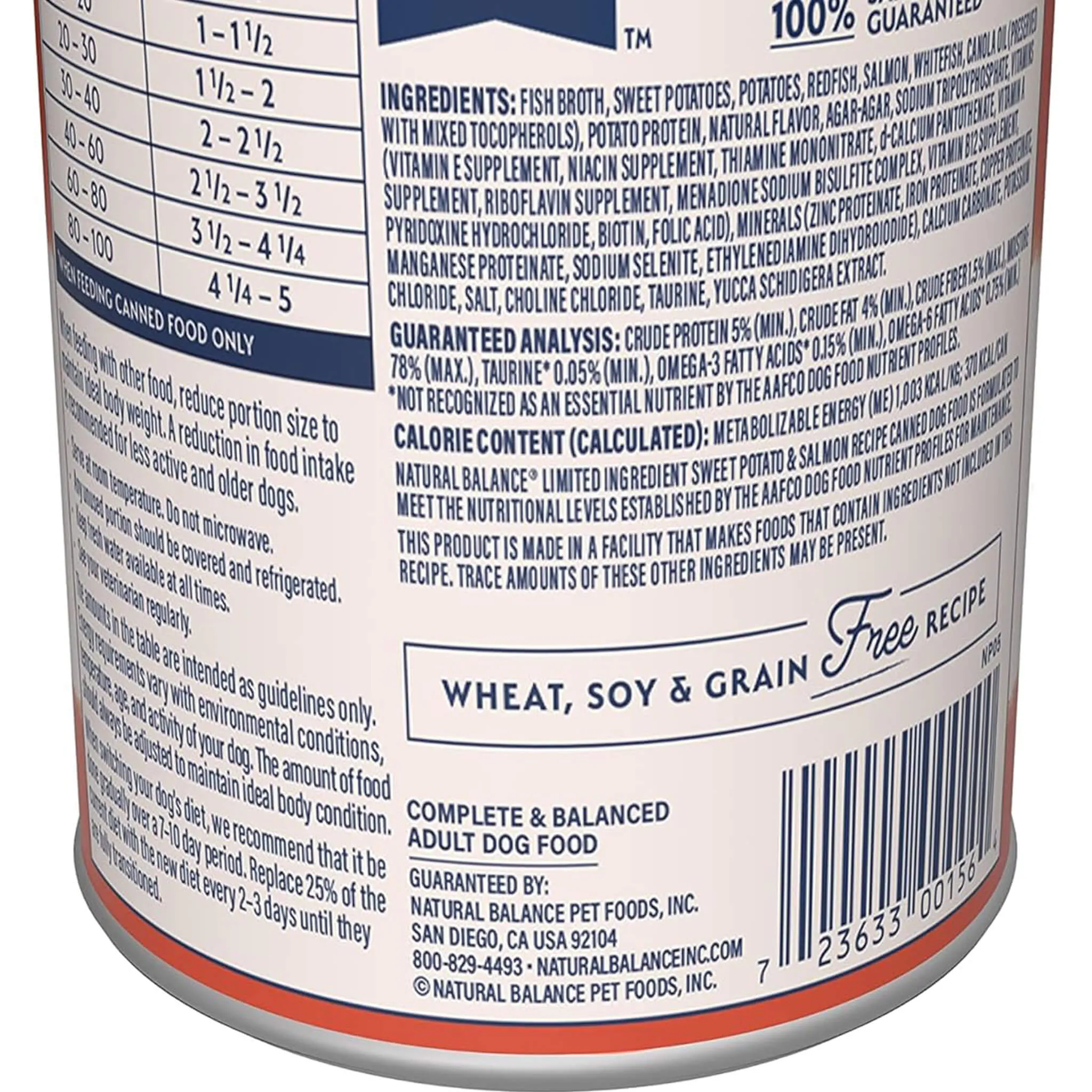Natural Balance Limited Ingredient Canned Dog Food