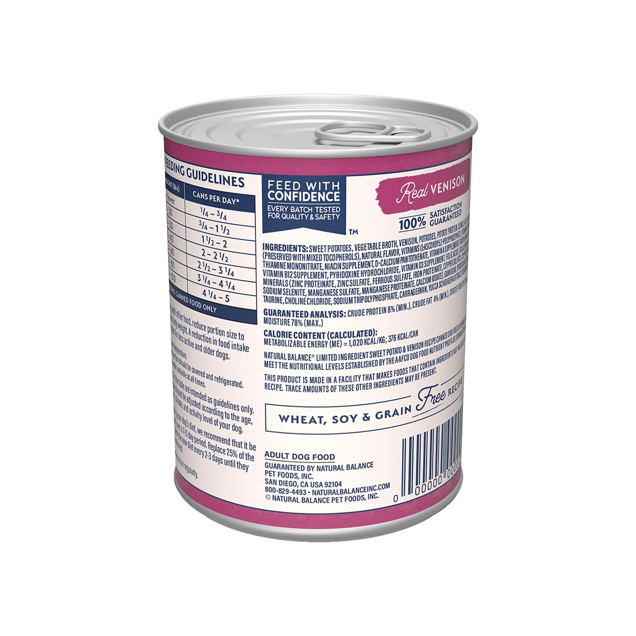 Natural Balance Limited Ingredient Canned Dog Food
