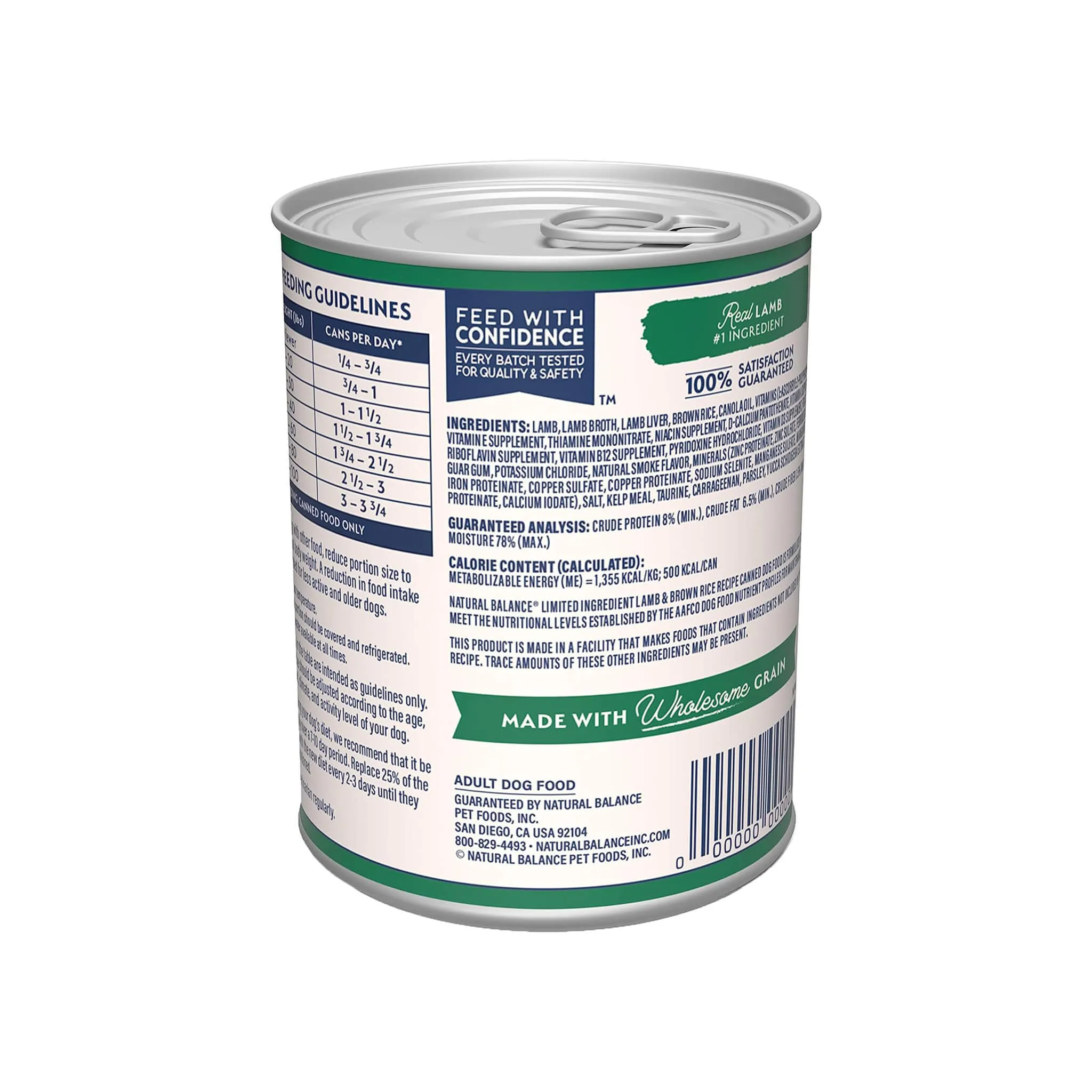 Natural Balance Limited Ingredient Canned Dog Food