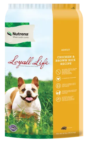 NUTRENA LOYALL LIFE CHICKEN AND RICE ADULT DRY DOG FOOD