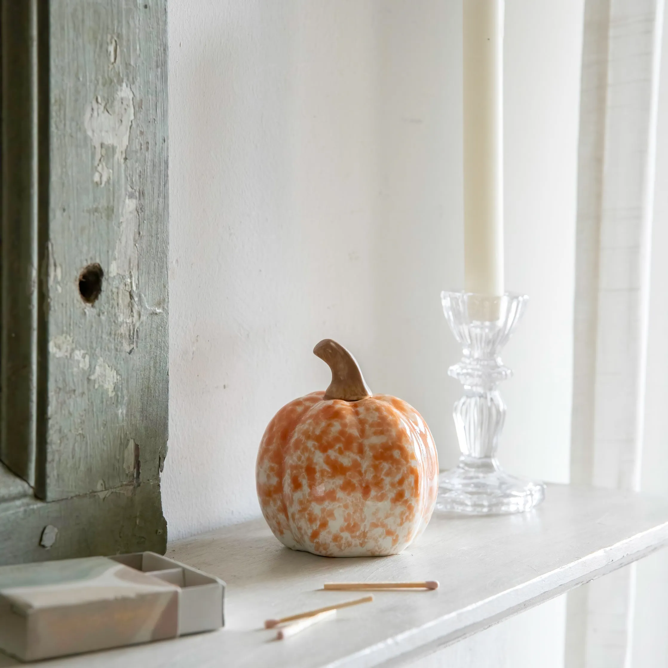 Porcelain Pumpkin