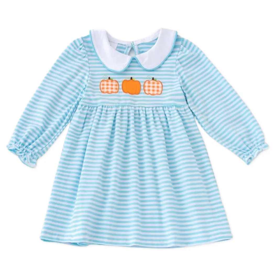 Pumpkin Applique Dress