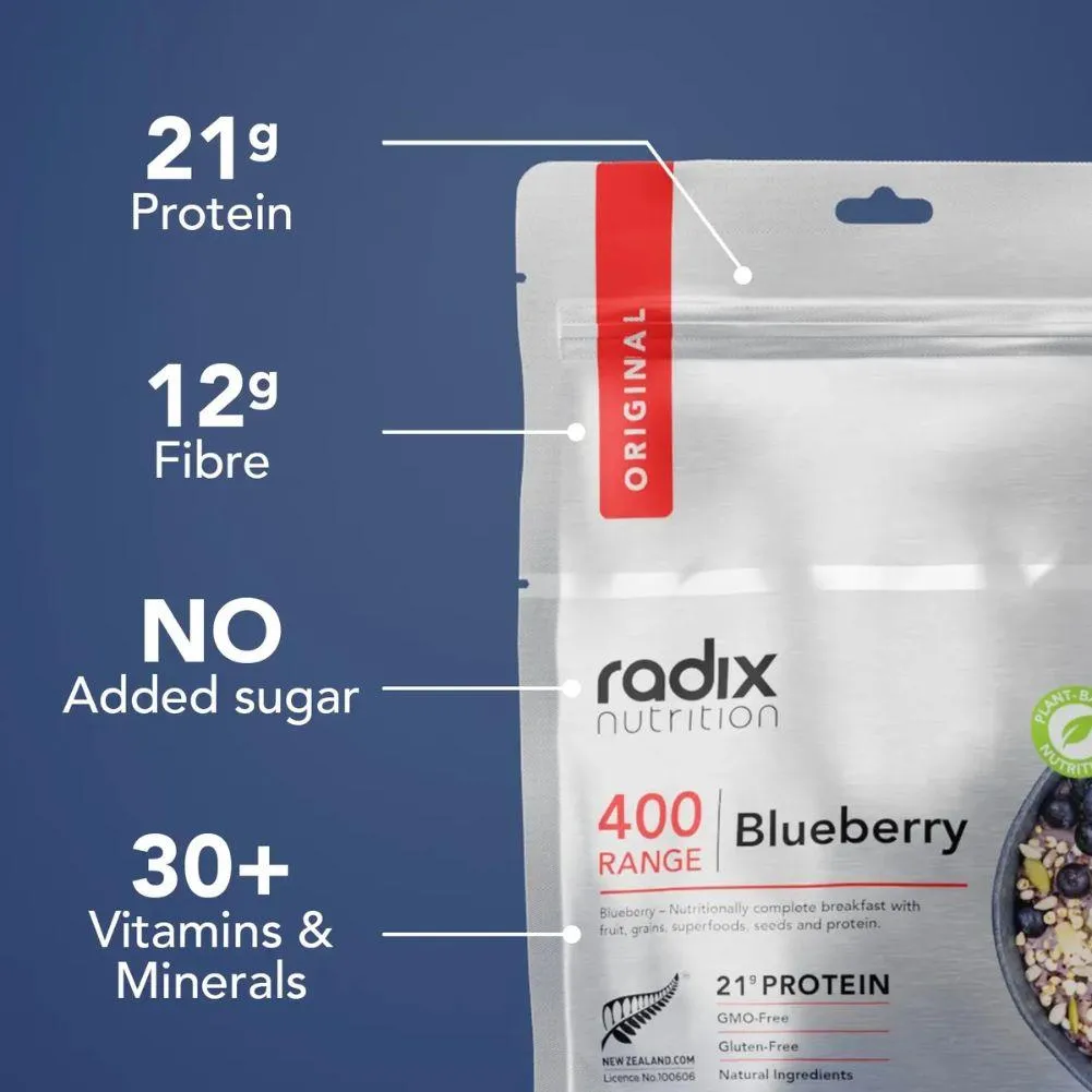 Radix Nutrition Original Breakfast v9.0 - 400Kcal (BlueBerry)