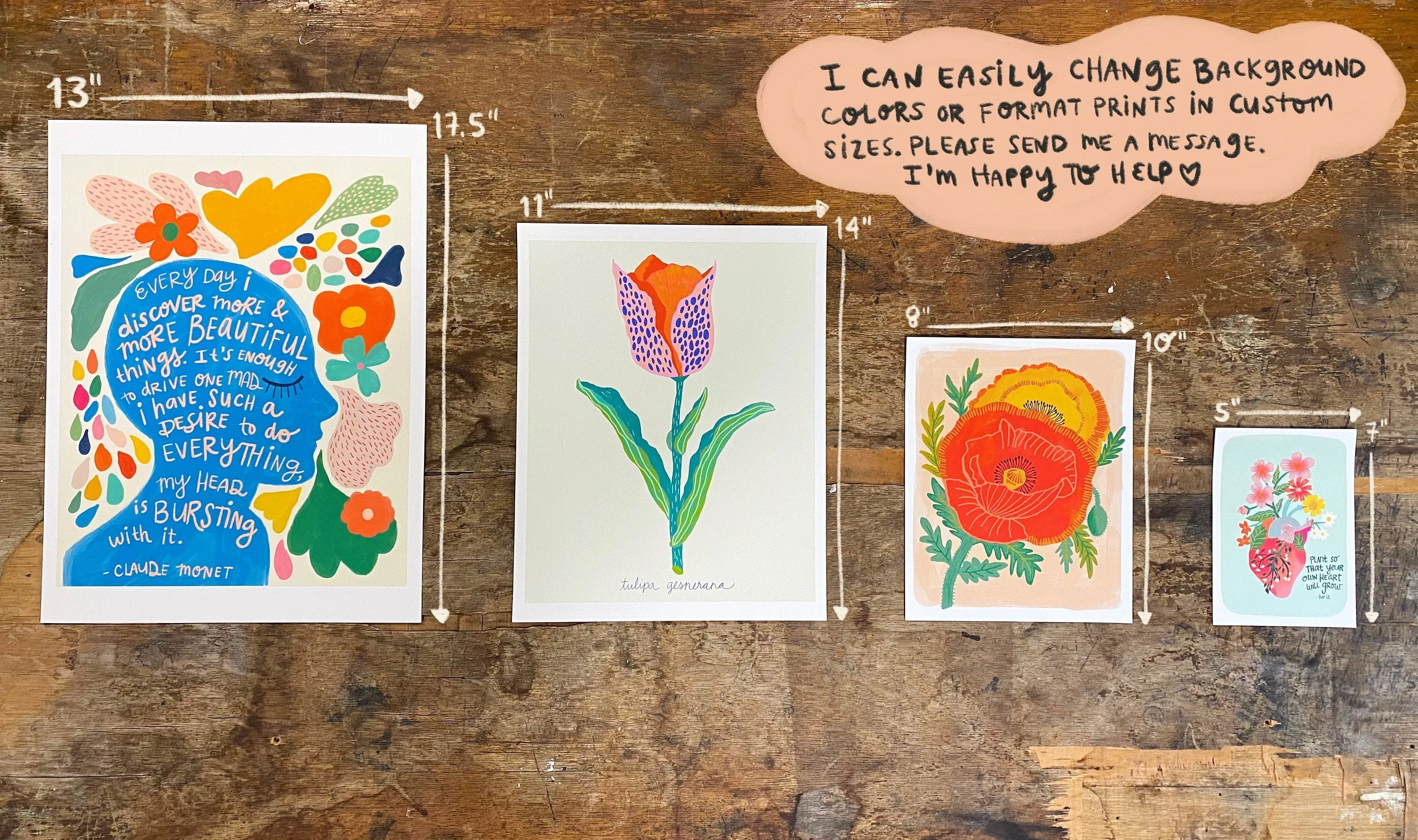 Rainbow of Veggies - Art Print