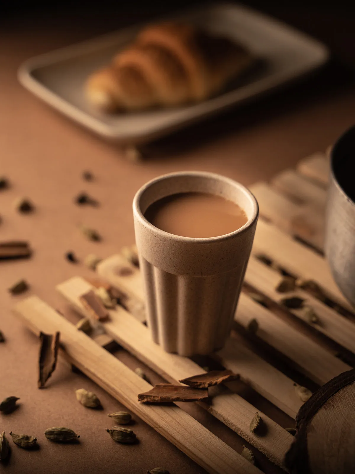 Rice Husk Cutting Chai Cup Set Of Four