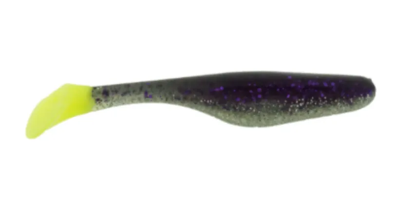 SaltWater Assassin Sea Shad Purple Chicken 4" 10pk