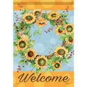 Sunny Berry Wreath -  Flag