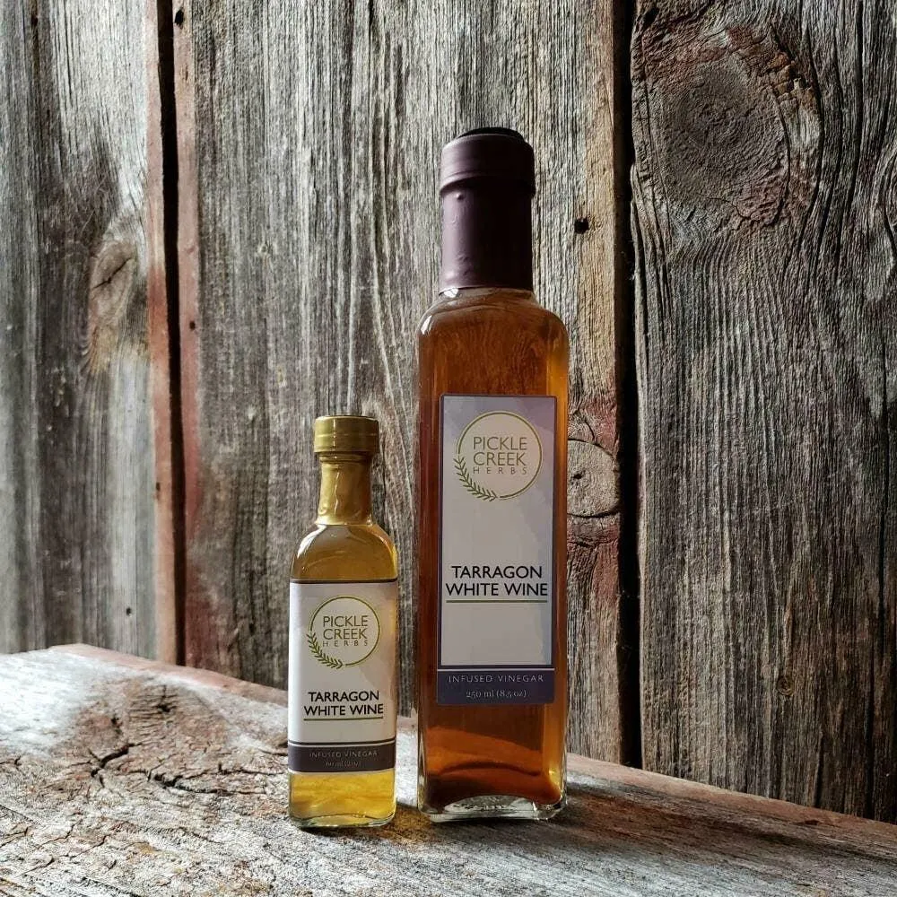 Tarragon Infused White Wine Vinegar: 250mL