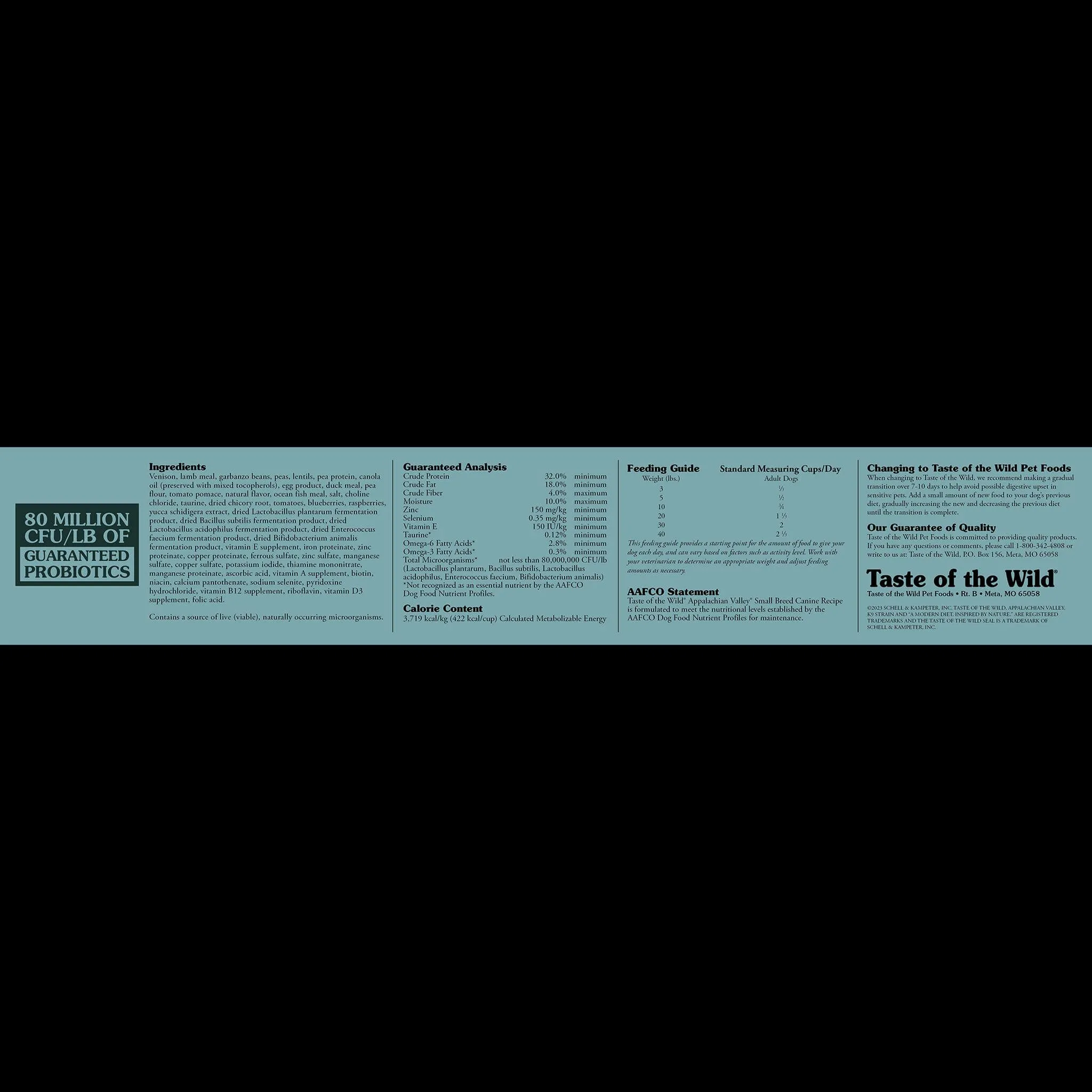 Taste of the Wild Small Breed Dry Dog Food